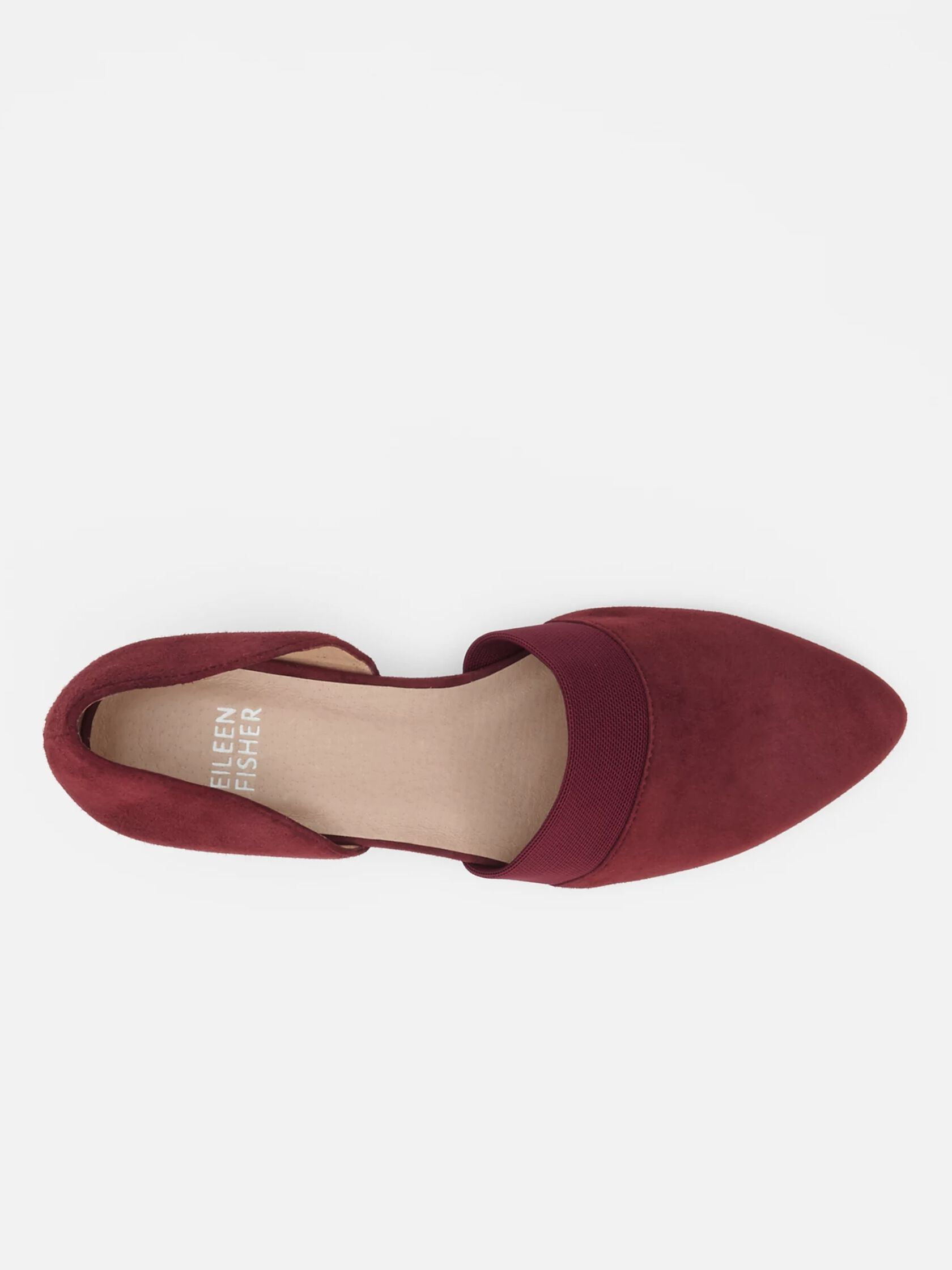 Hilly Suede d'Orsay Pump | EILEEN FISHER