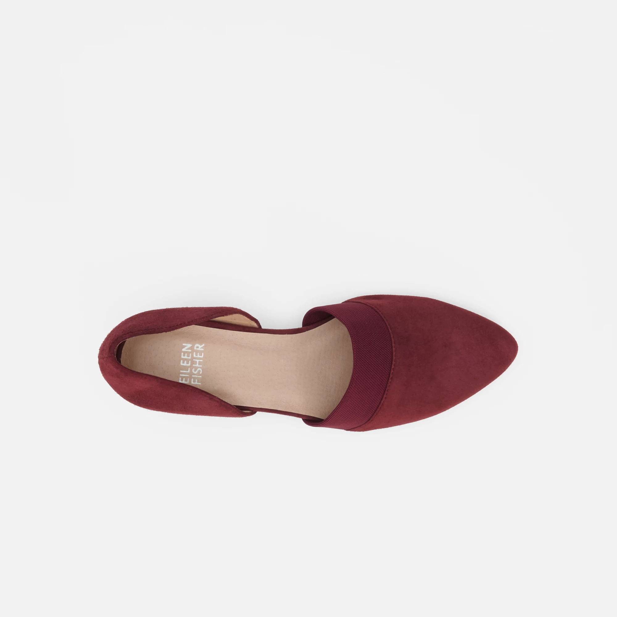 Hilly Suede d'Orsay Pump | EILEEN FISHER