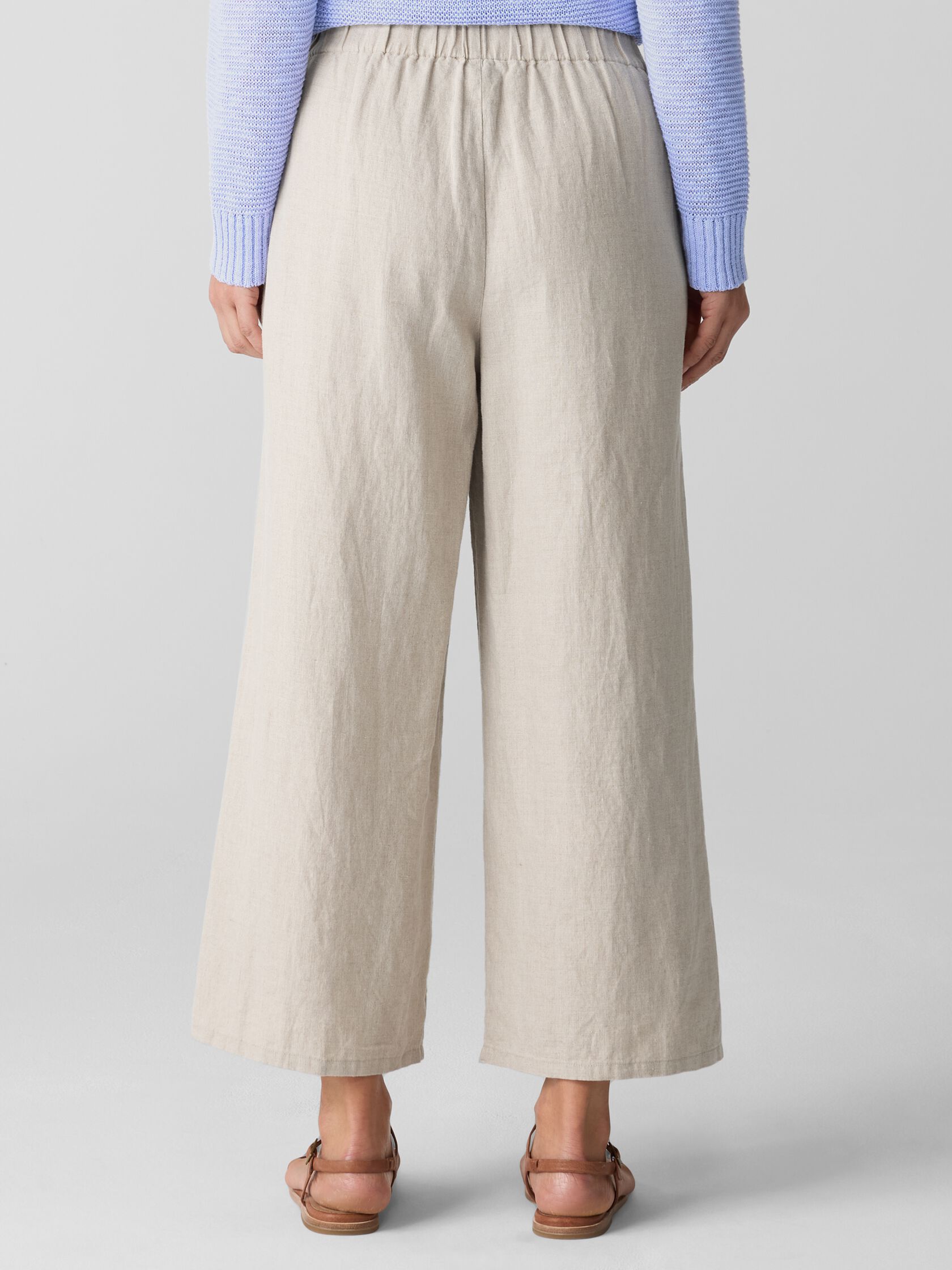 Organic Linen Wide-Leg Pant