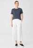 Organic Pima Cotton Jersey Round Neck Tee