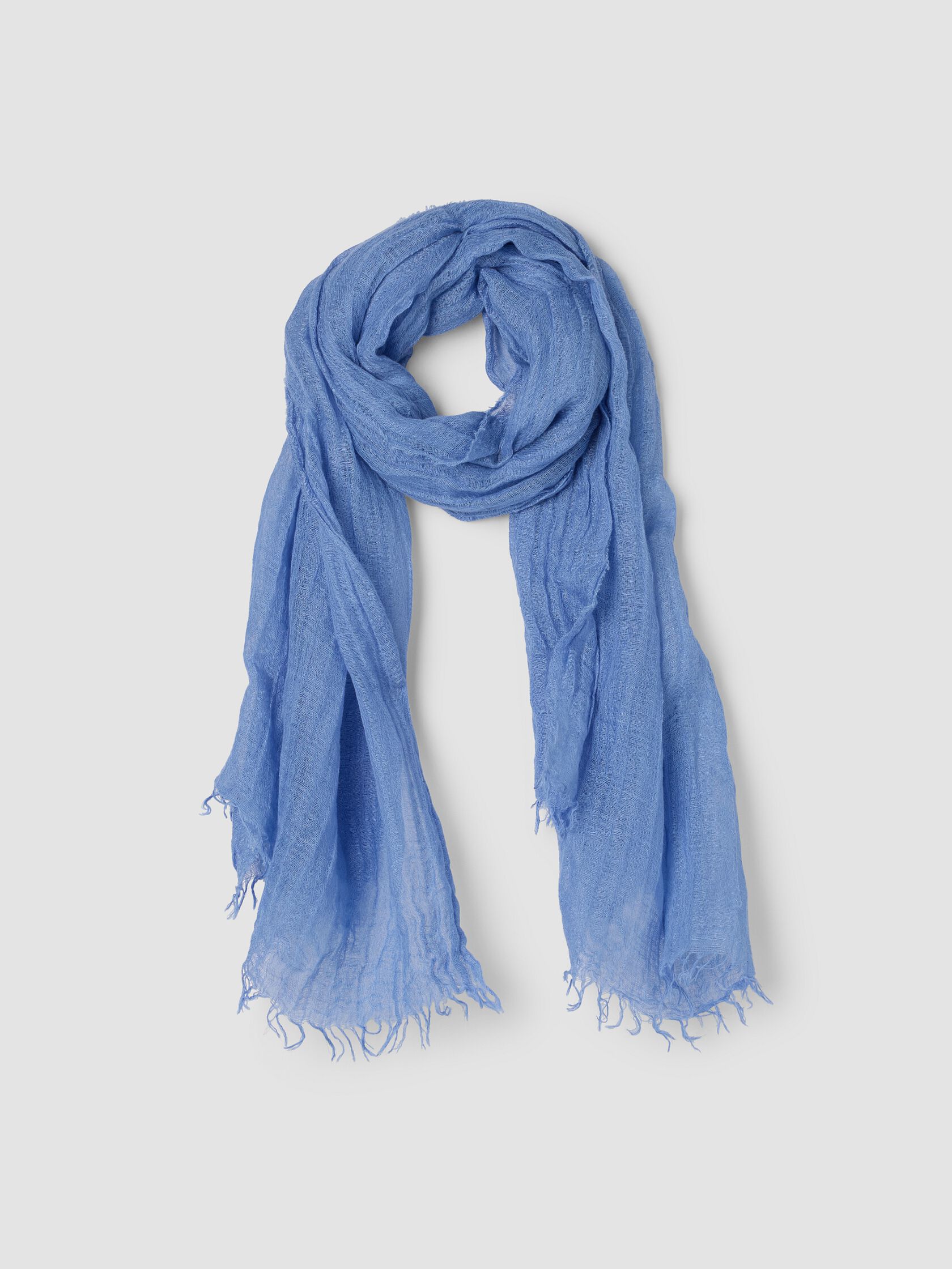 Textured Linen Blend Scarf
