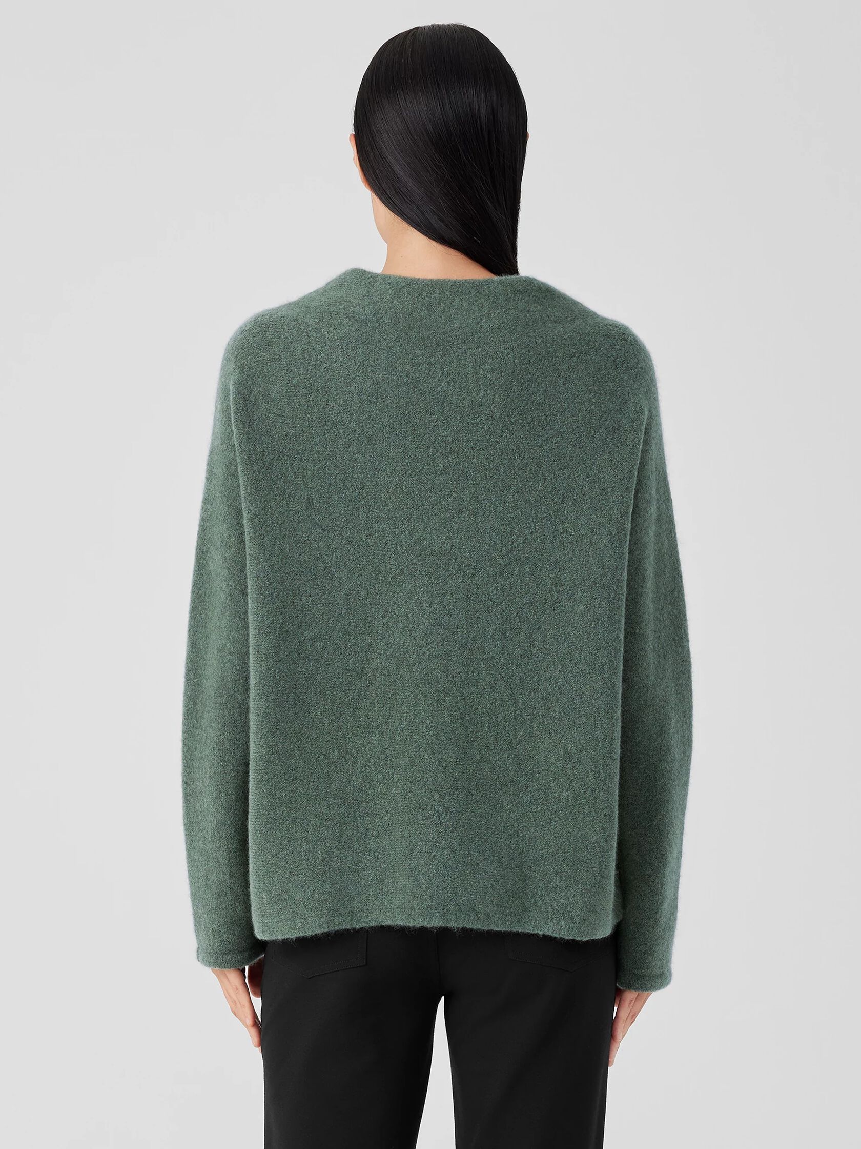 Cashmere Silk Bliss Funnel Neck Top
