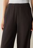 Waffle Cotton Blend Doubleknit Lantern Jogger Pant