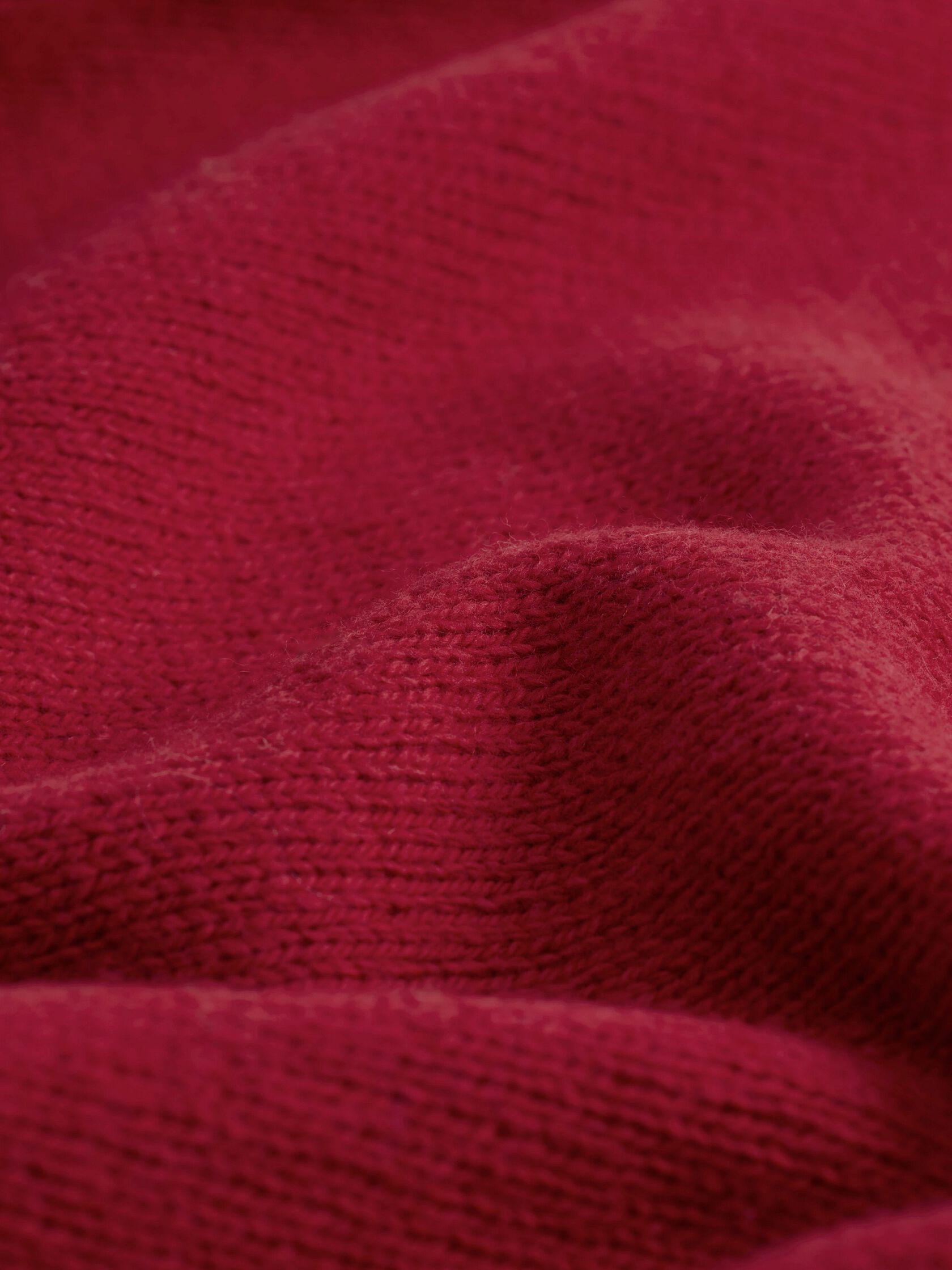 Cotton & Recycled Cashmere Crew Neck Top