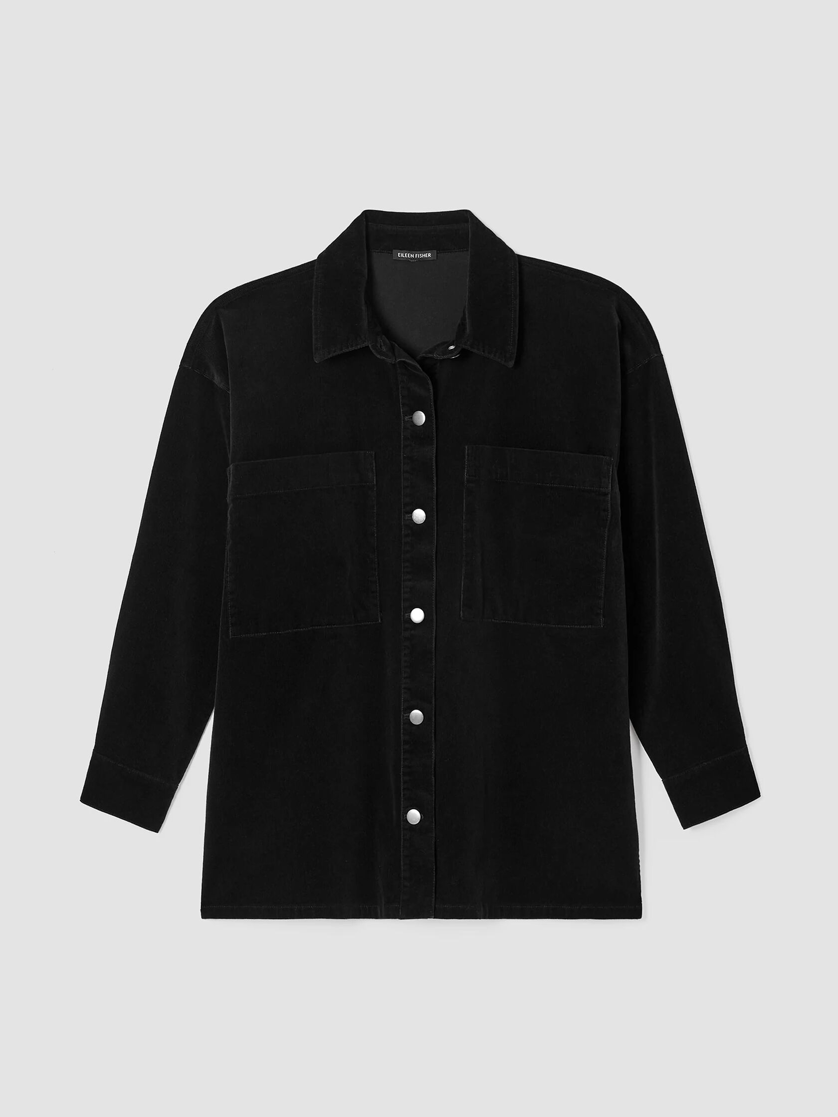 Organic Cotton Stretch Corduroy Shirt Jacket