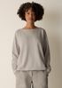 Doubleknit Organic Cotton Stripe Bateau Neck Top