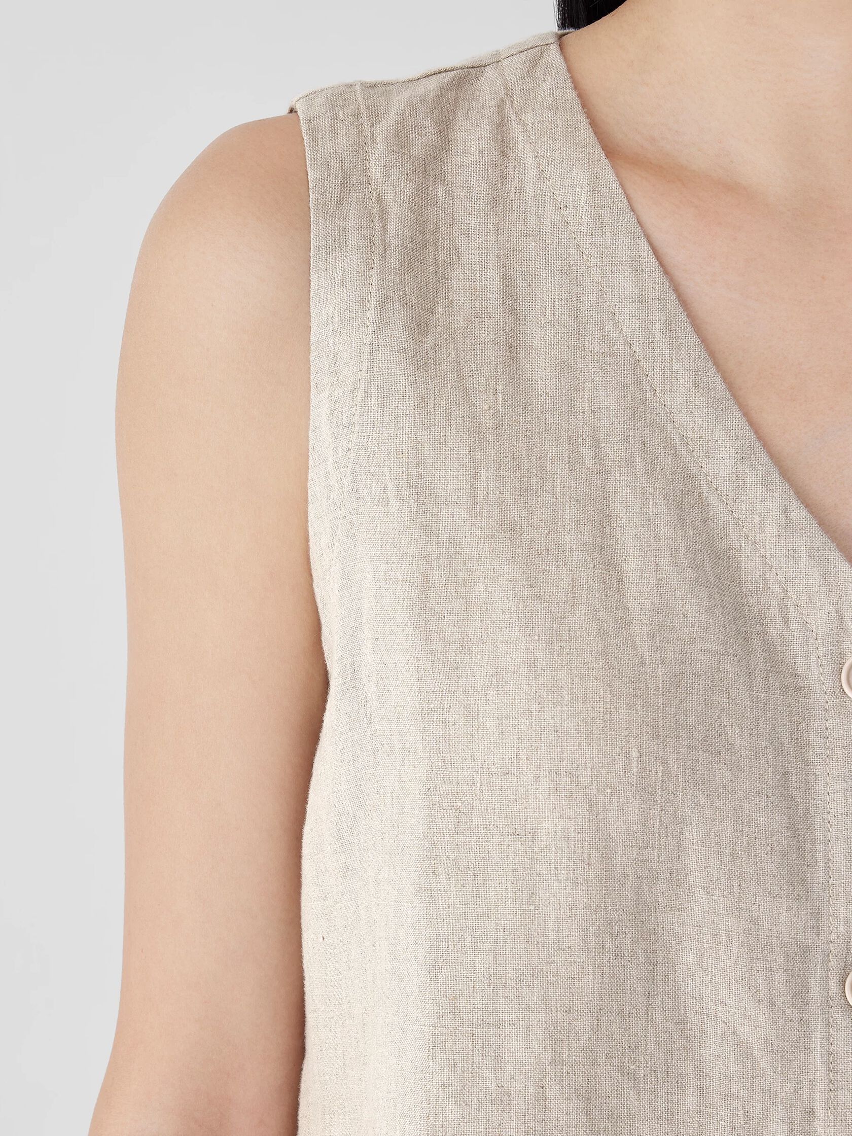 Organic Linen Vest