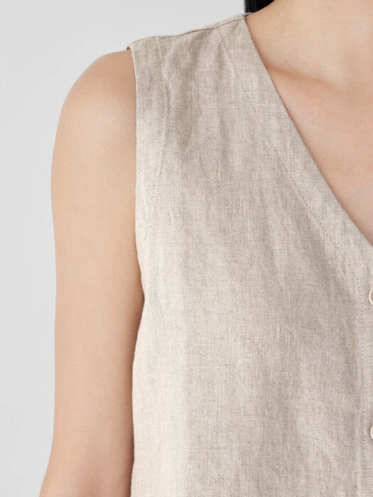 Organic Linen Vest