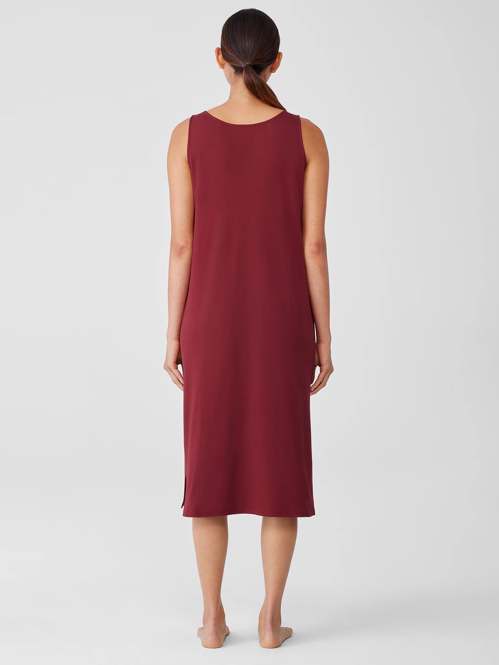 Cozy Organic Cotton Interlock Tank Dress