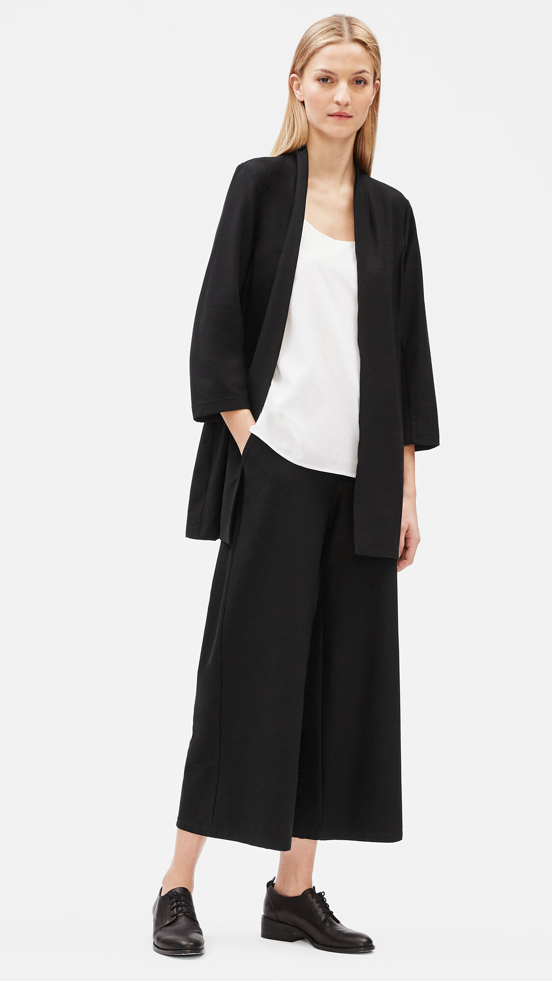 Eileen fisher best sale stretch crepe jacket