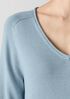 Peruvian Cotton Blend V-Neck Top