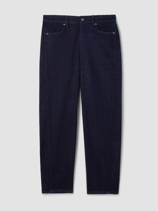 Cotton Stretch Denim Lantern Jean