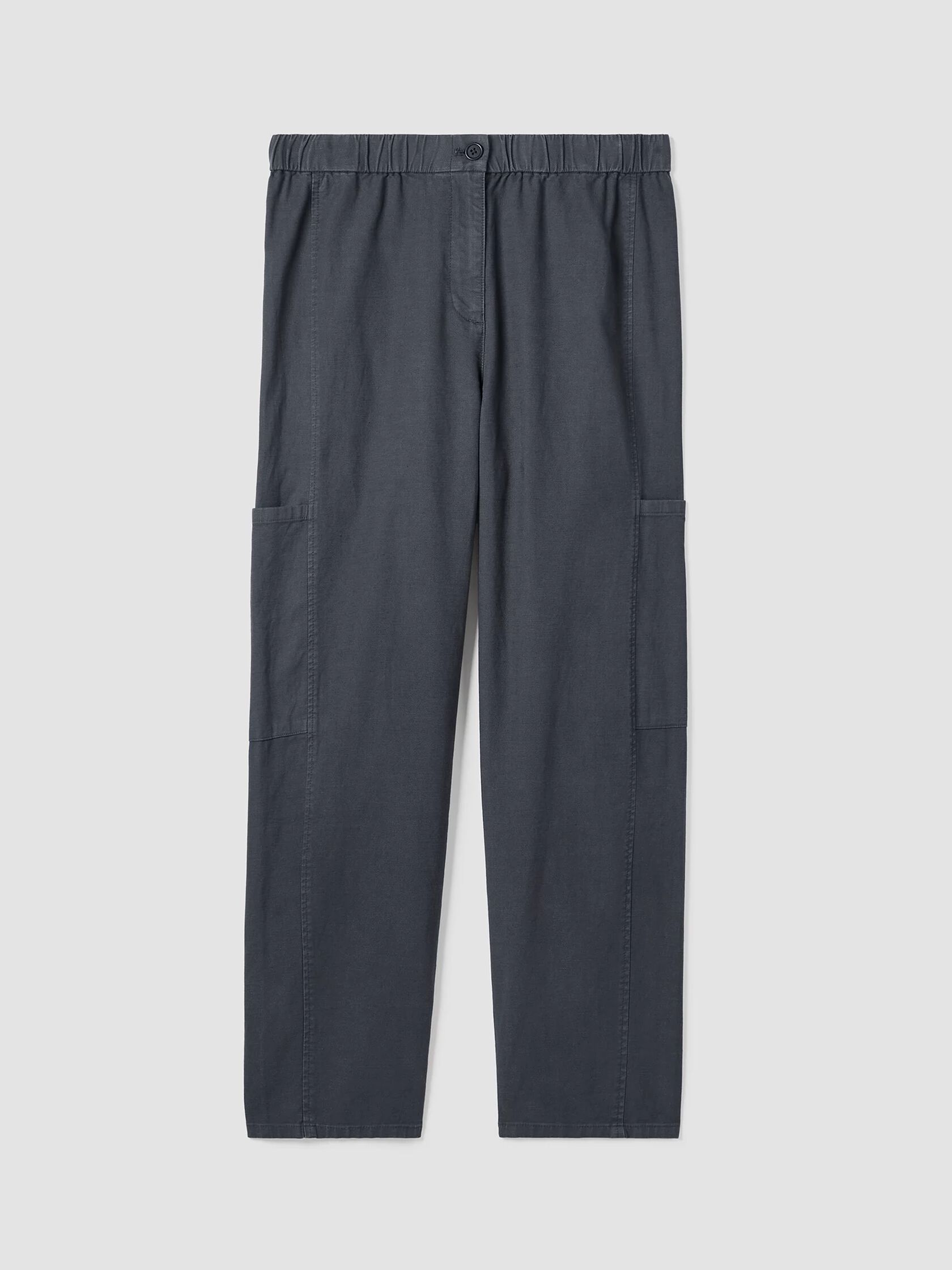 Cotton Hemp Stretch Lantern Pant