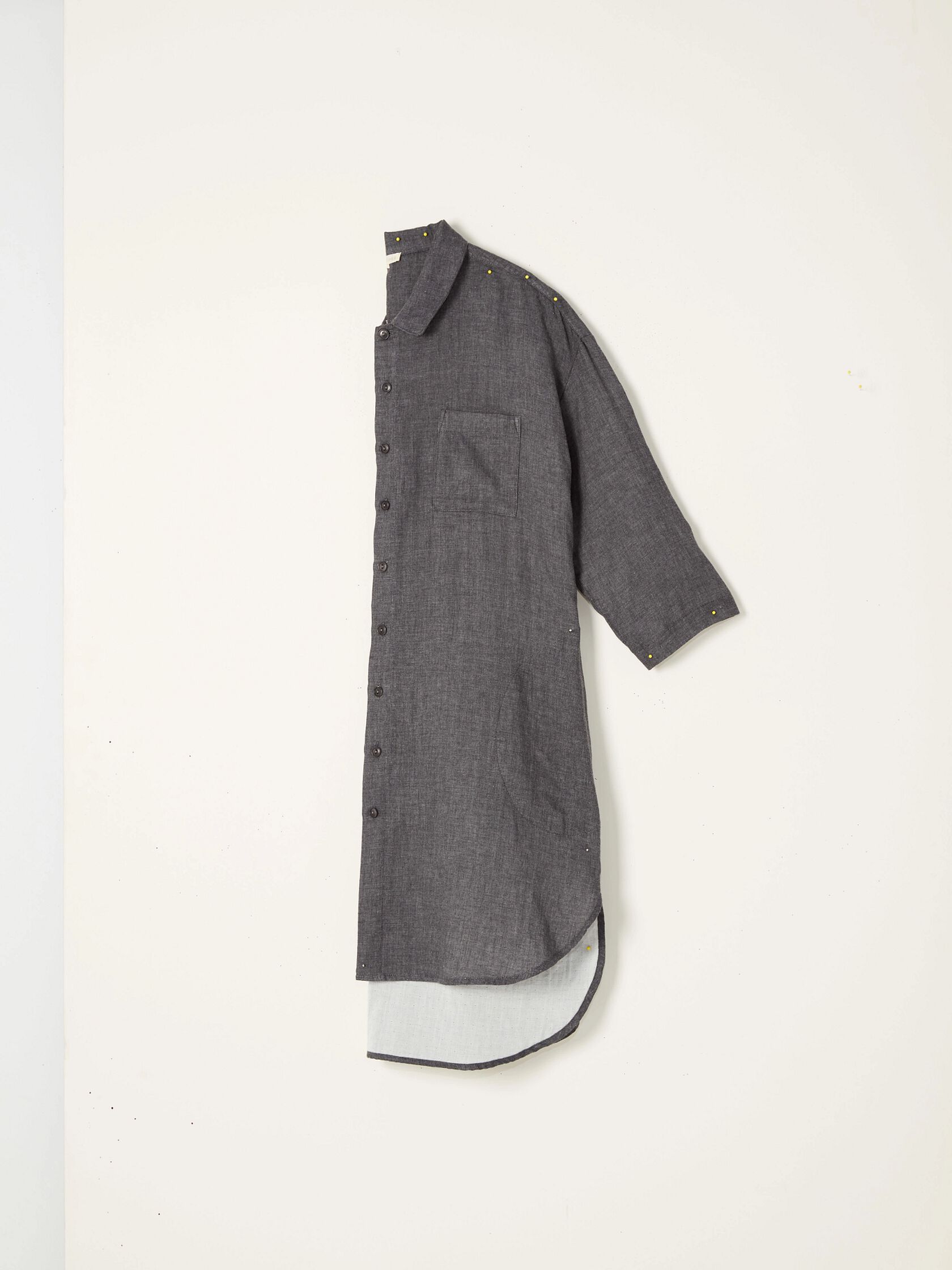 Organic Cotton Doubleweave Shirtdress