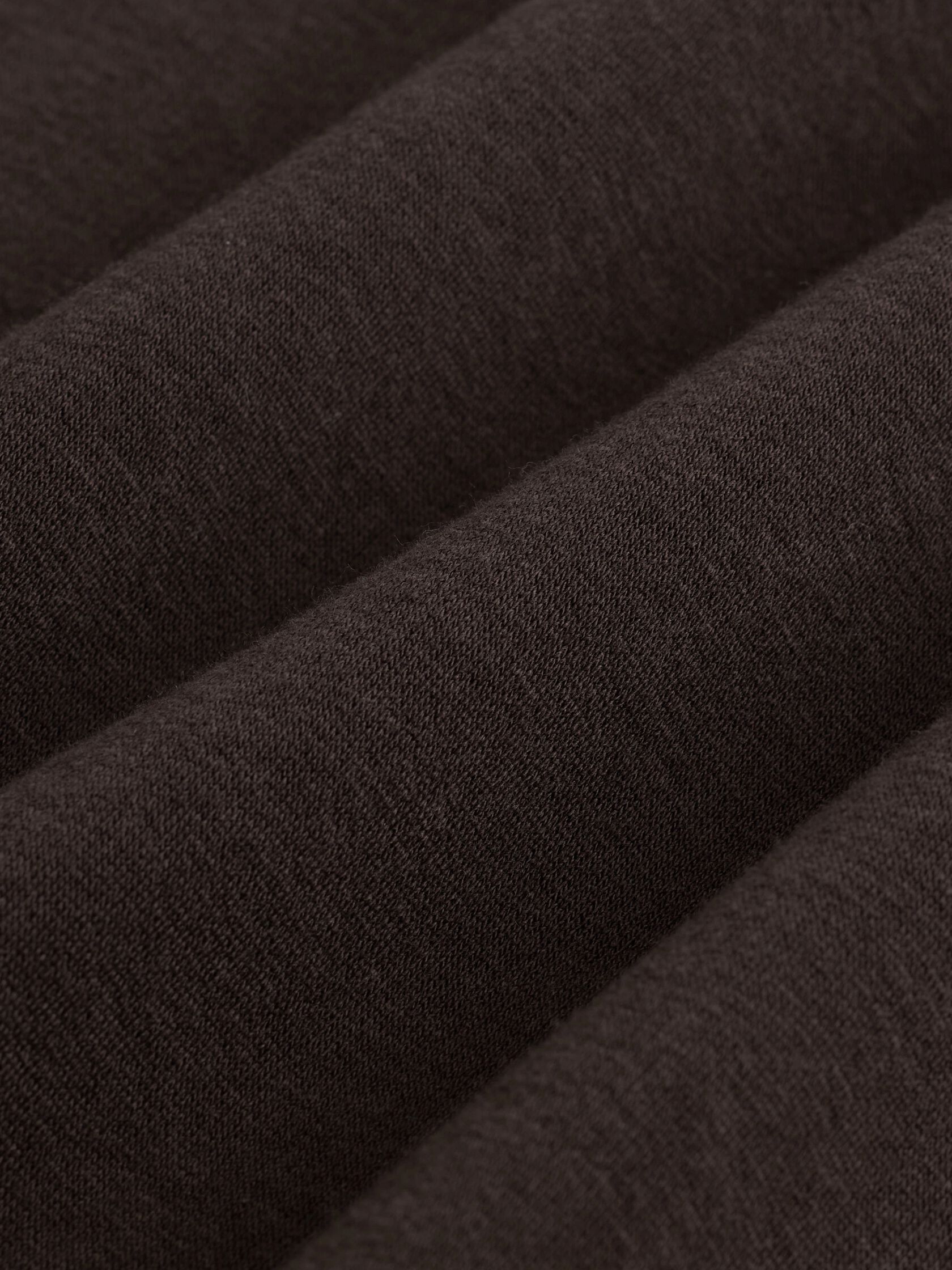Cozy Brushed Terry Hug Funnel Neck Long Top