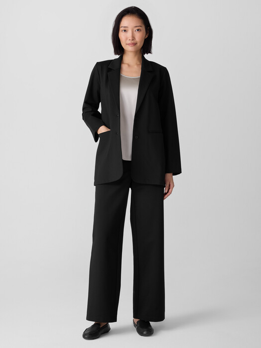 Washable Flex Ponte Long Blazer