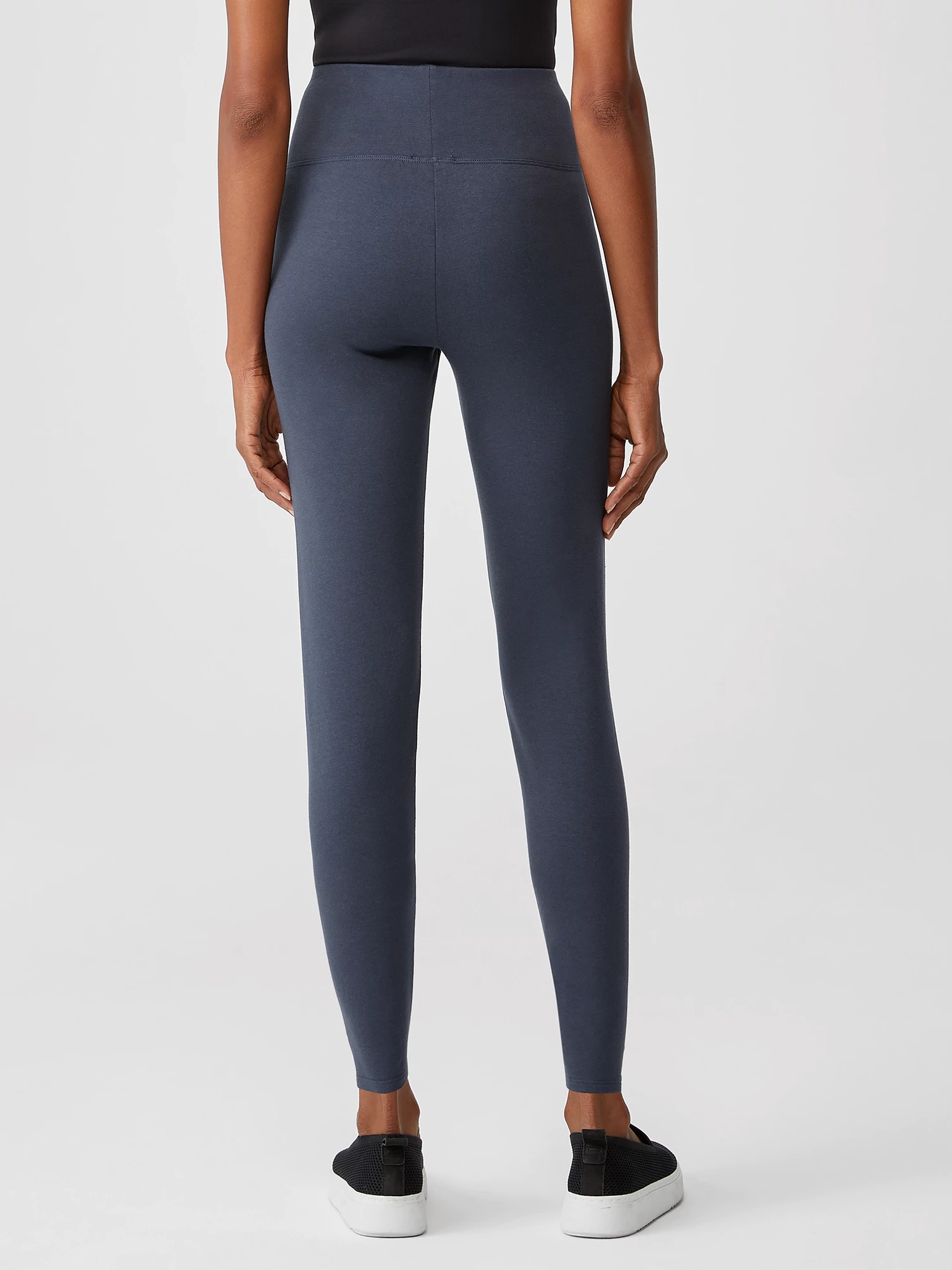Cozy Brushed Terry HighWaisted Leggings EILEEN FISHER
