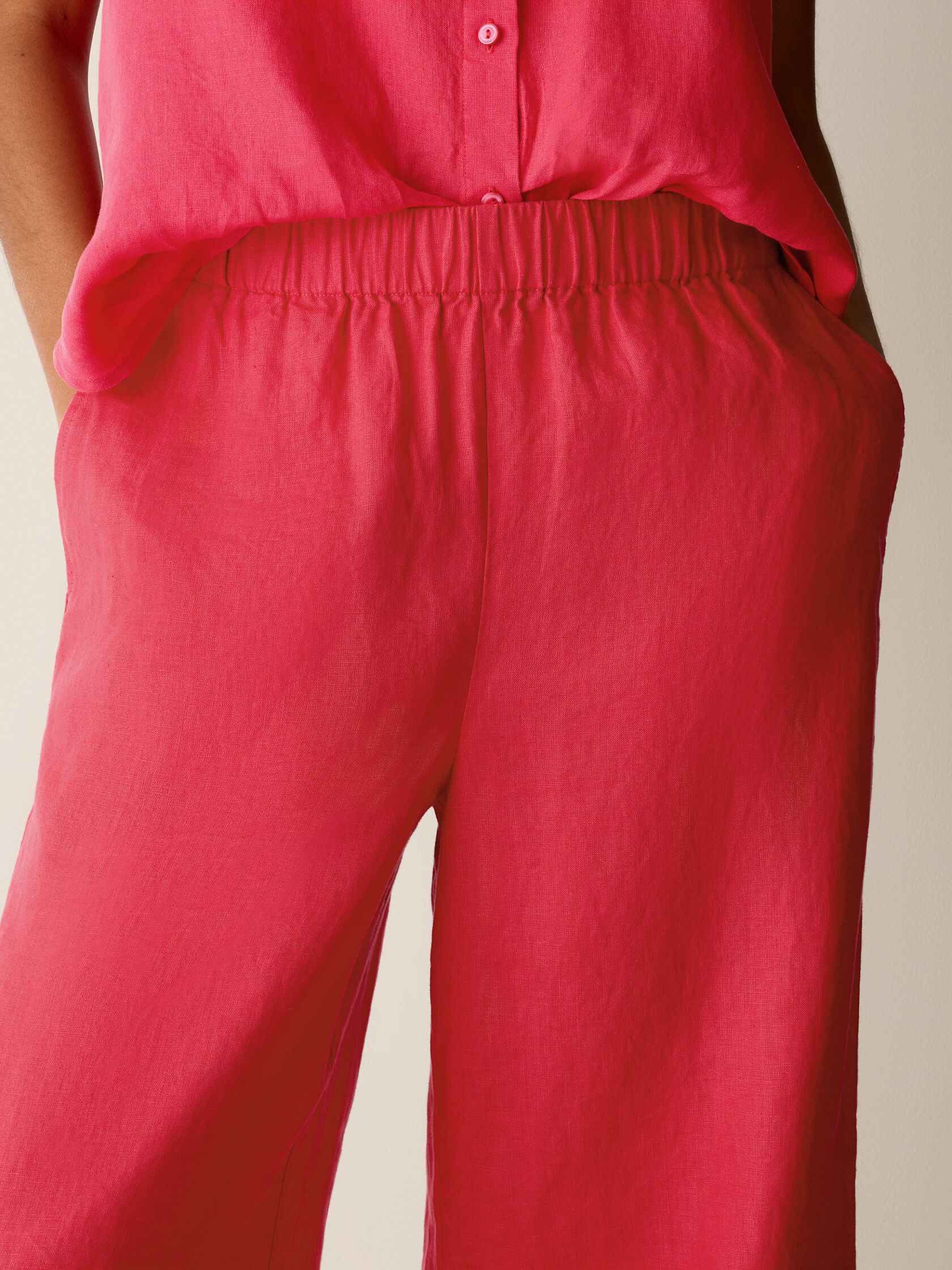 Organic Linen Wide-Leg Pant