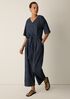 Airy Organic Cotton Twill Jumpsuit