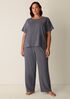 Mini Stripe Organic Cotton Jersey Sleep Set