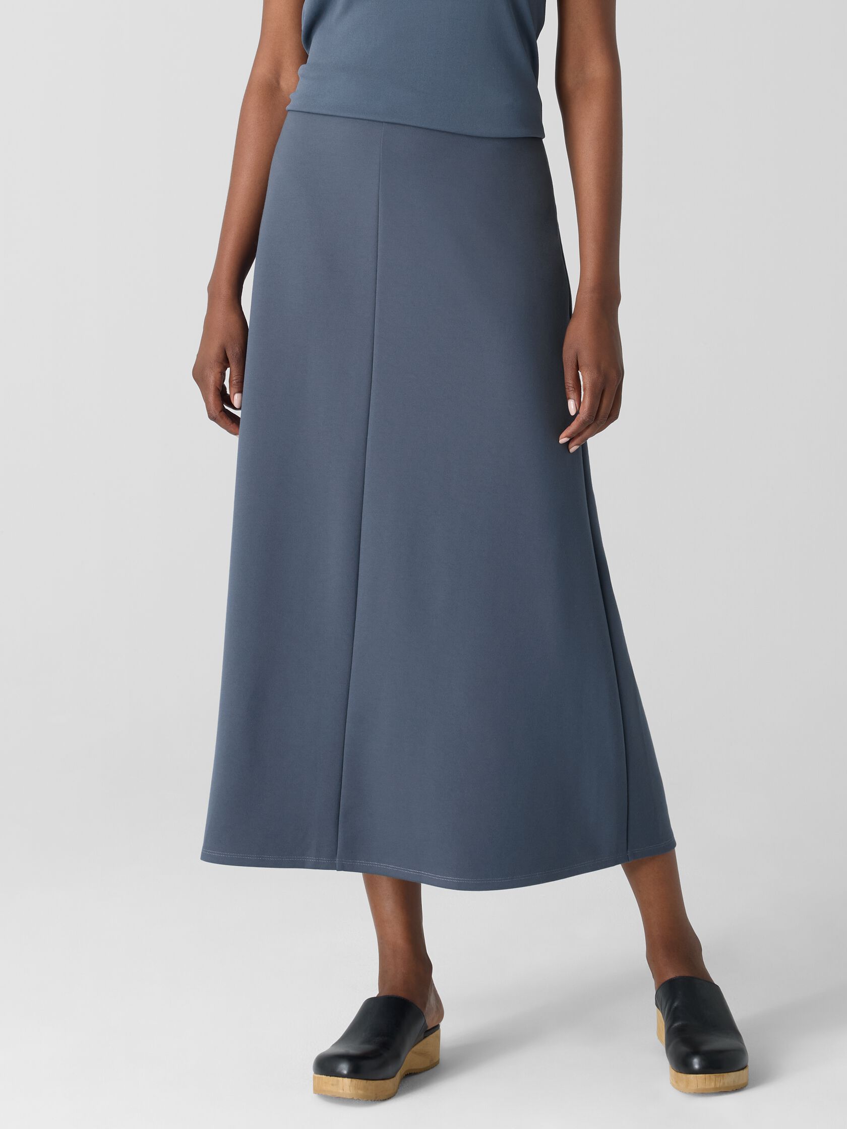 Lightweight Ponte A-Line Skirt