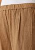 Puckered Organic Linen Lantern Pant