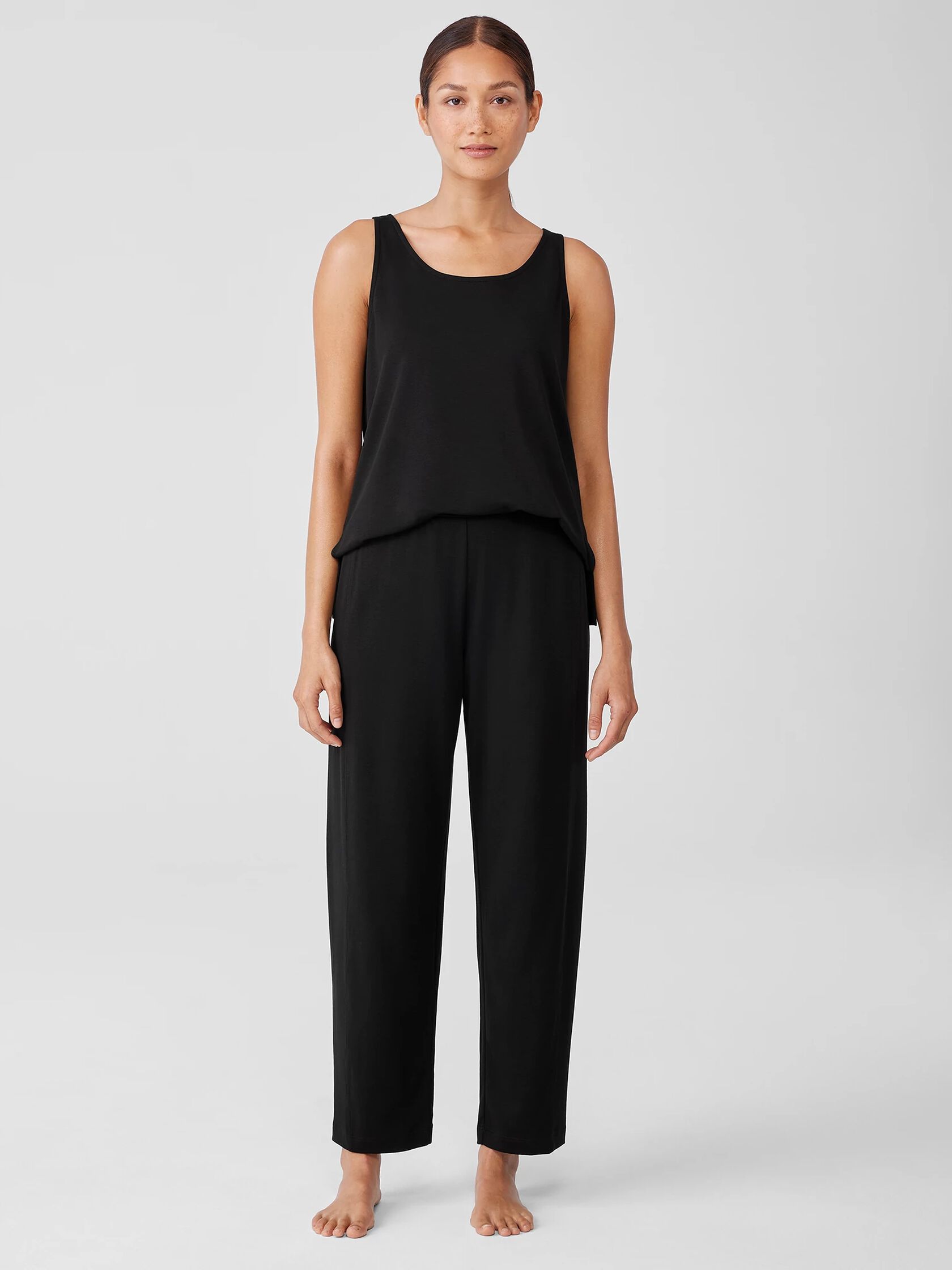Organic Cotton Interlock Lantern Sleep Pant