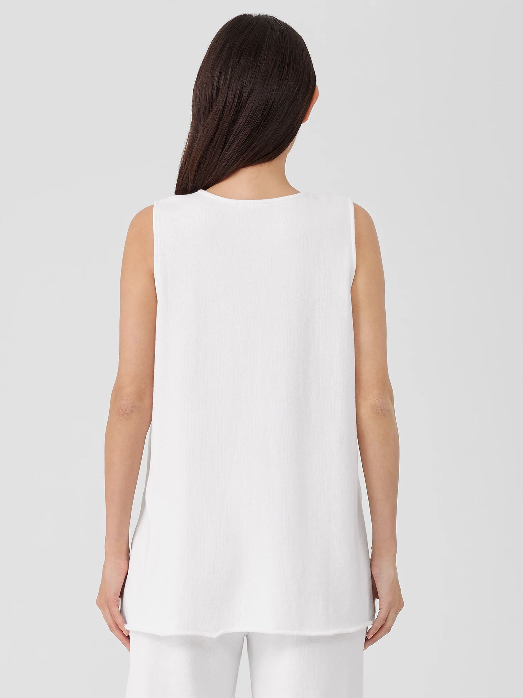 Lightweight Organic Cotton Terry Long Tank