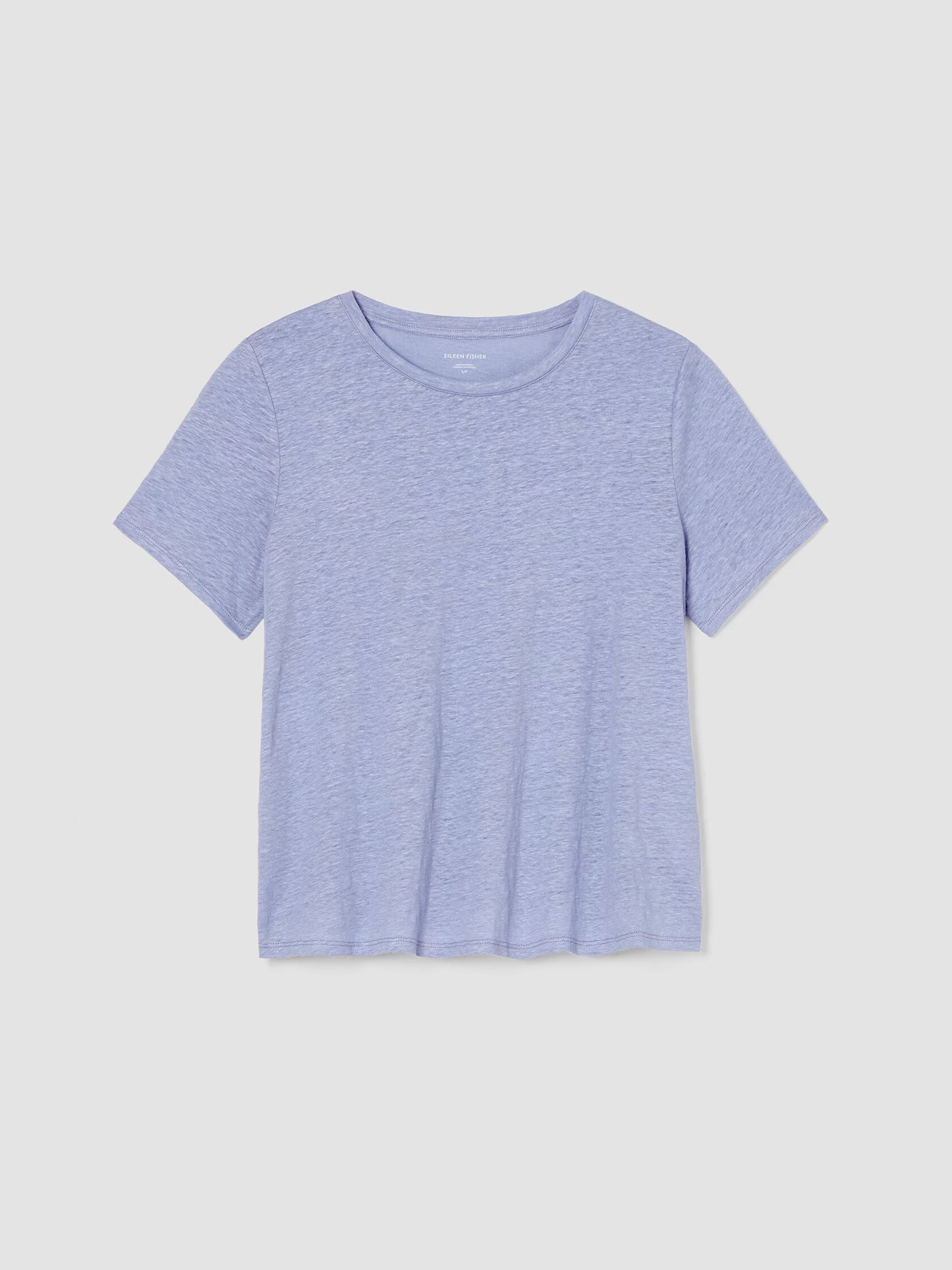 Organic Linen Jersey Crew Neck Tee