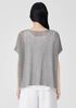 Organic Linen Délavé Bateau Neck Top