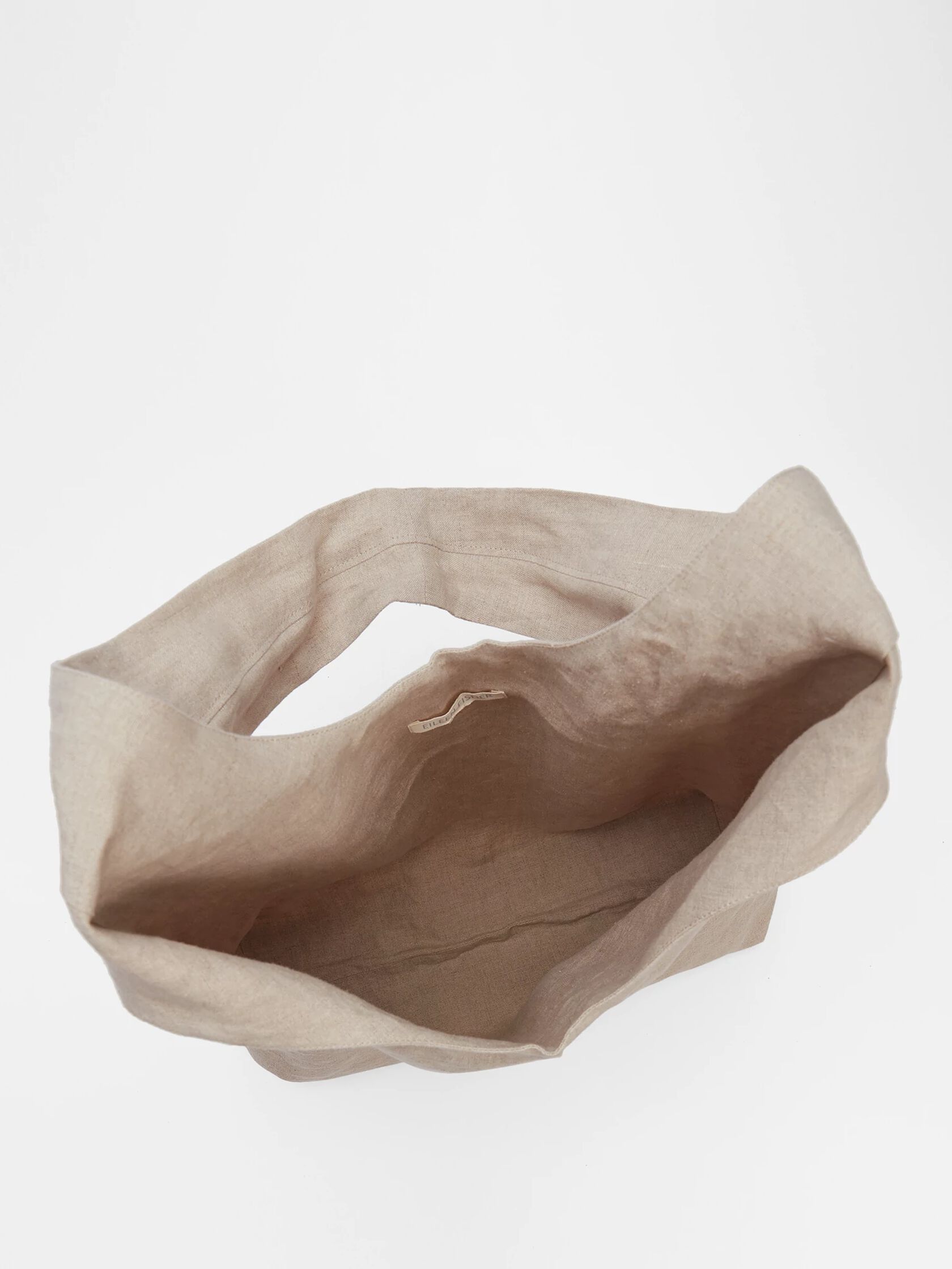 Organic Linen Shopper Tote