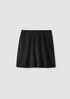 Washable Flex Ponte Flared Mini Skirt