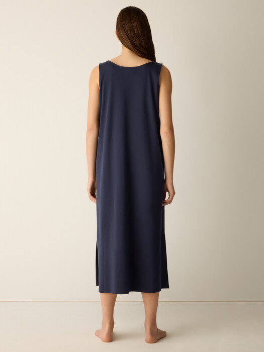 Organic Cotton Interlock Scoop Neck Sleep Dress
