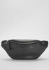 Textured Italian Leather Belt Bag