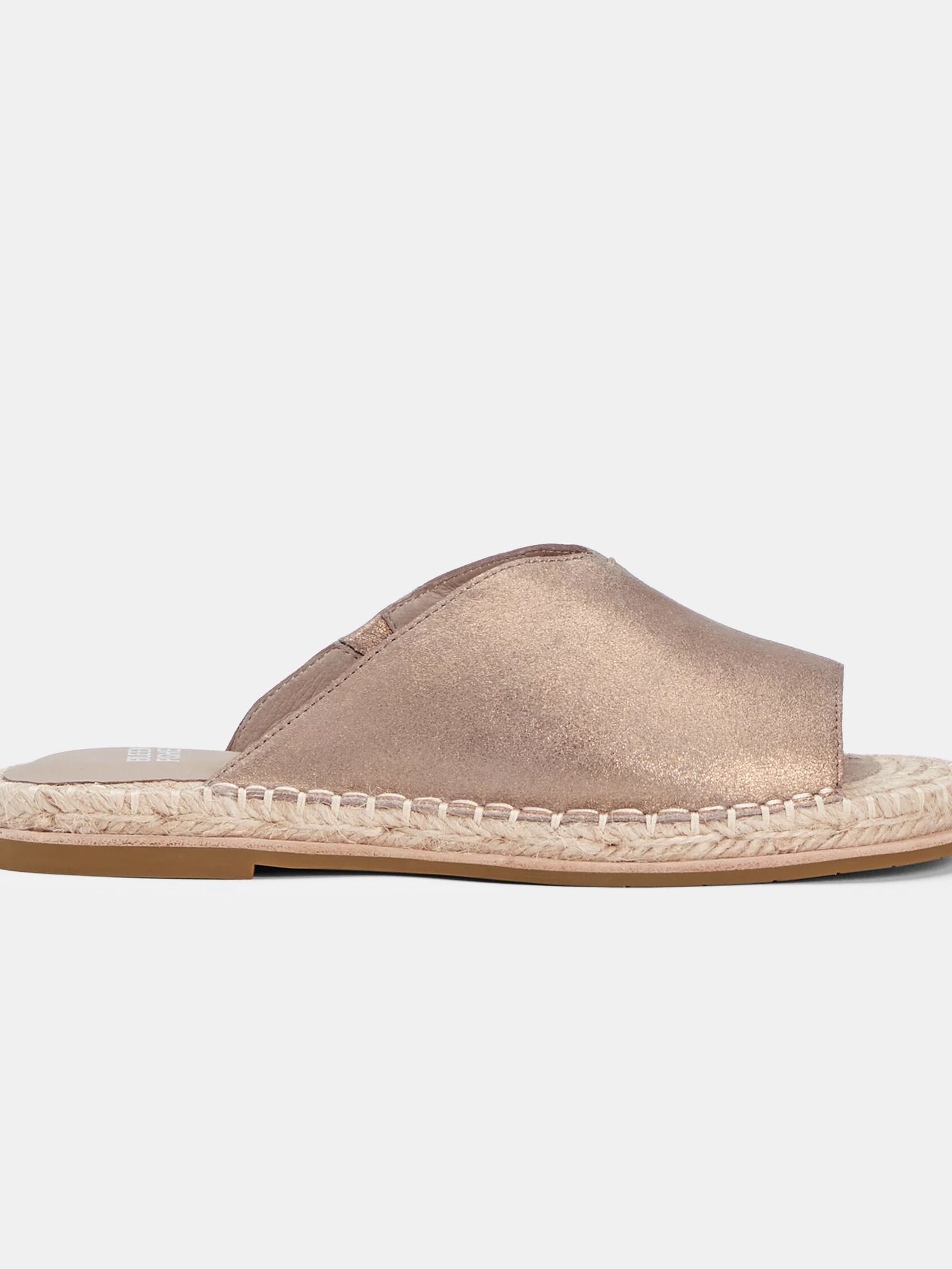Milly Metallic Suede Espadrille Sandal