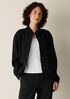 Lightweight Boiled Wool Flight Jacket in Regenerative Wool