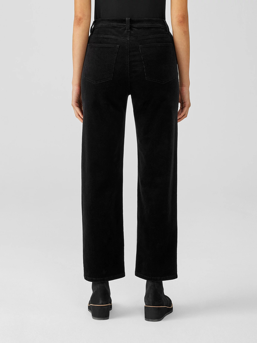 Organic Cotton Stretch Corduroy Straight Pant