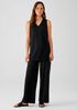 Stretch Jersey Knit V-Neck Tank