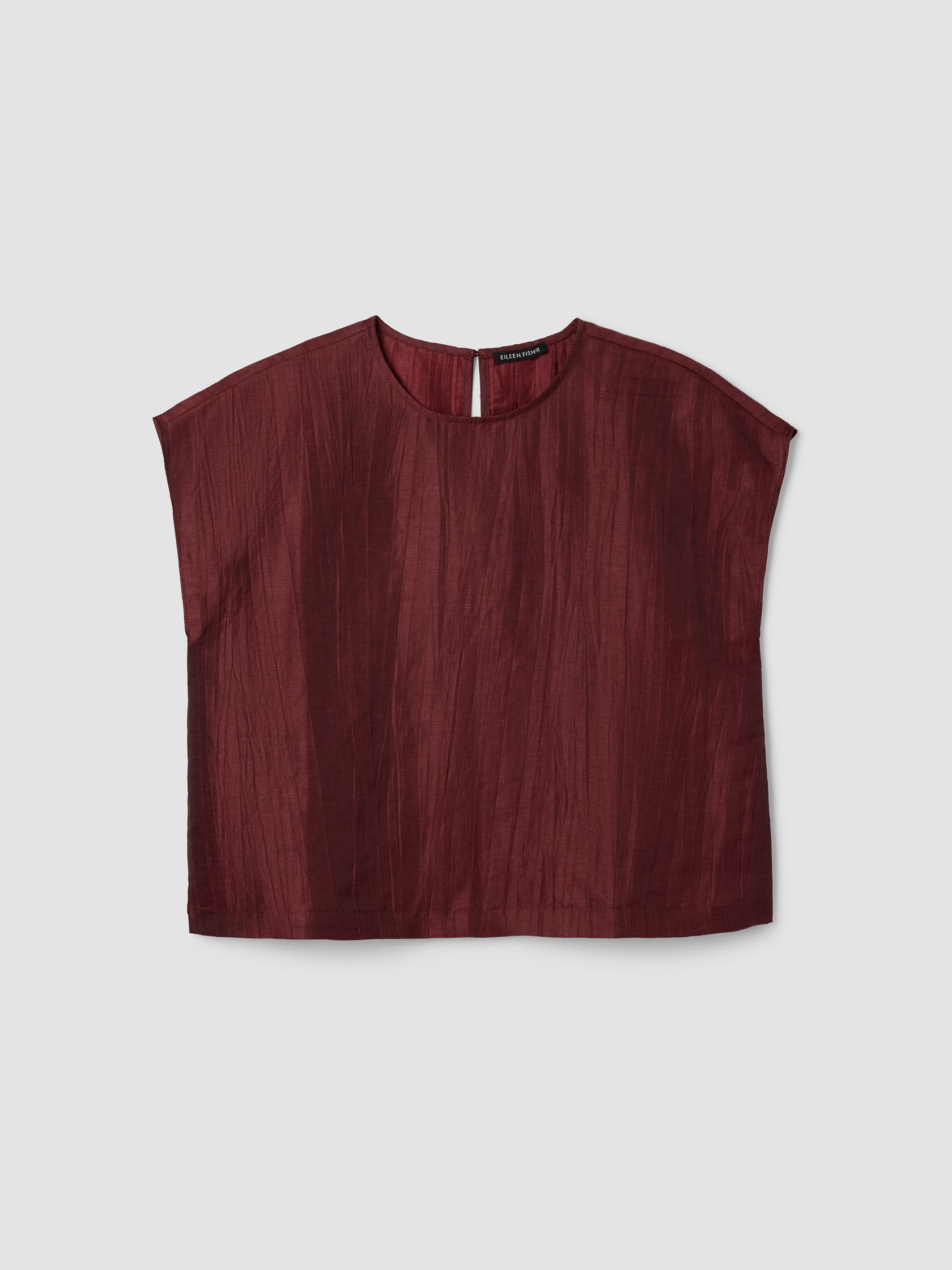 Linen Sheen Square Top