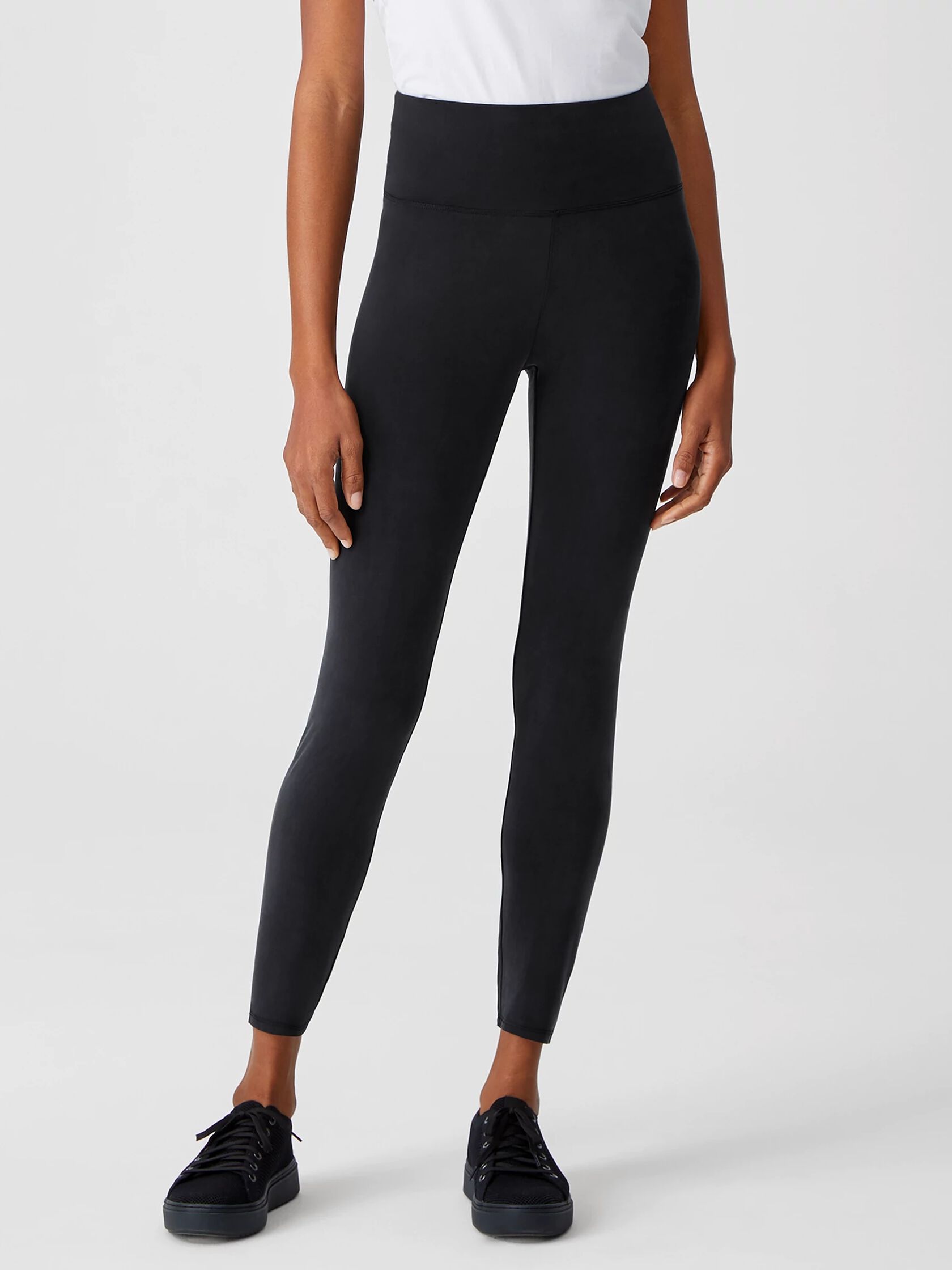 Sueded Cupro Knit Ankle Legging