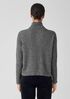 Peruvian Organic Cotton High Collar Cardigan