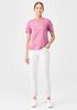 Organic Pima Cotton Jersey Round Neck Tee