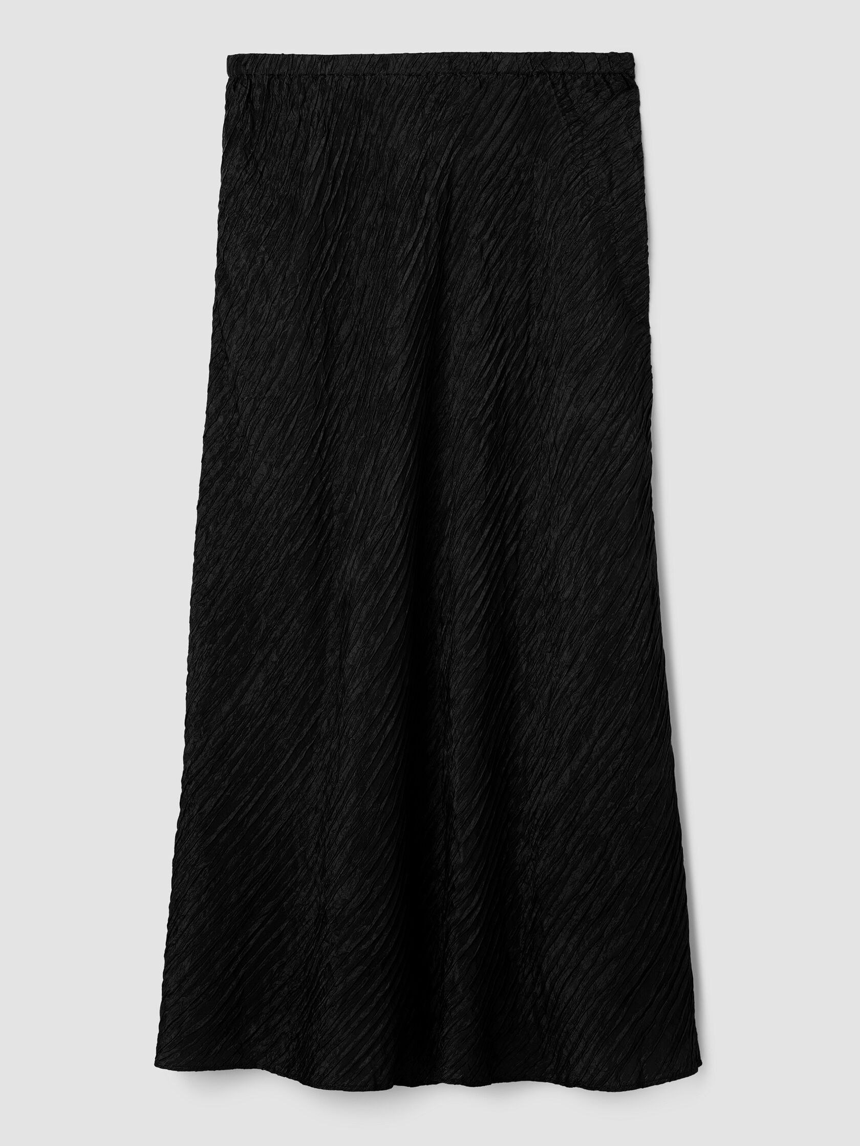 Textured Silk Jacquard Bias Skirt