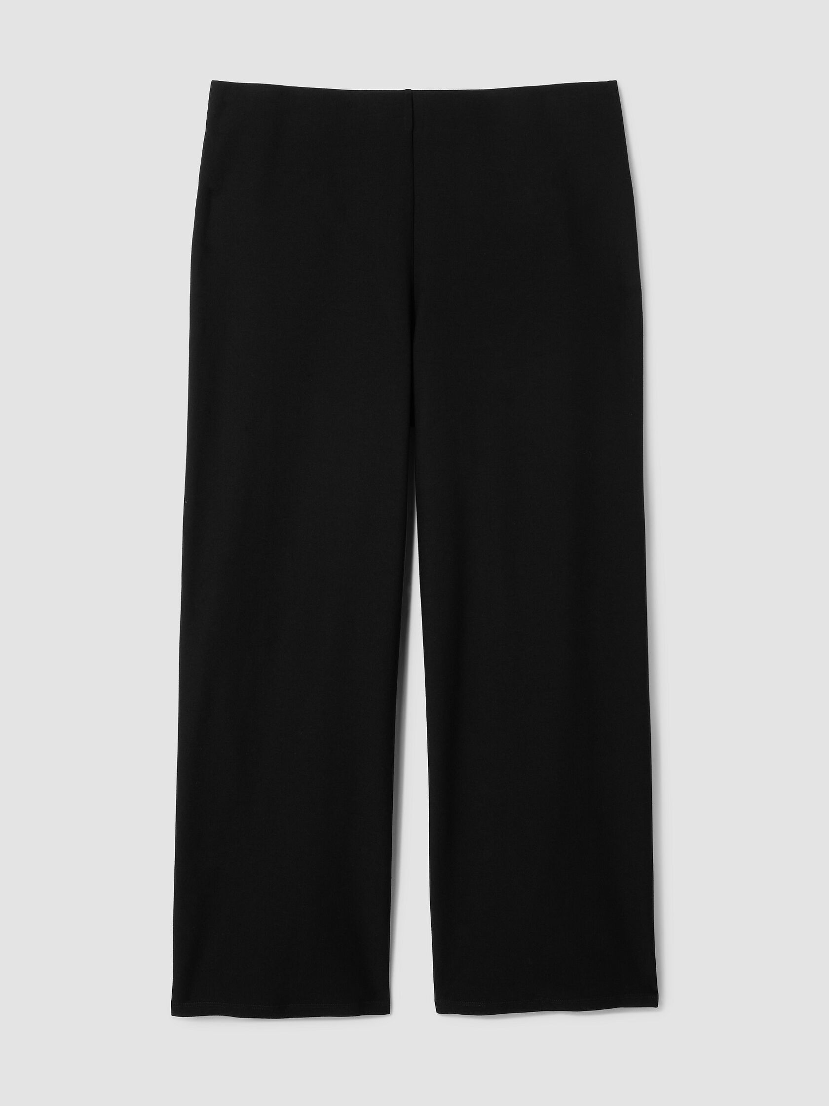 Washable Stretch Crepe Wide-Leg Pant