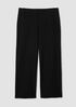 Washable Stretch Crepe Wide-Leg Pant