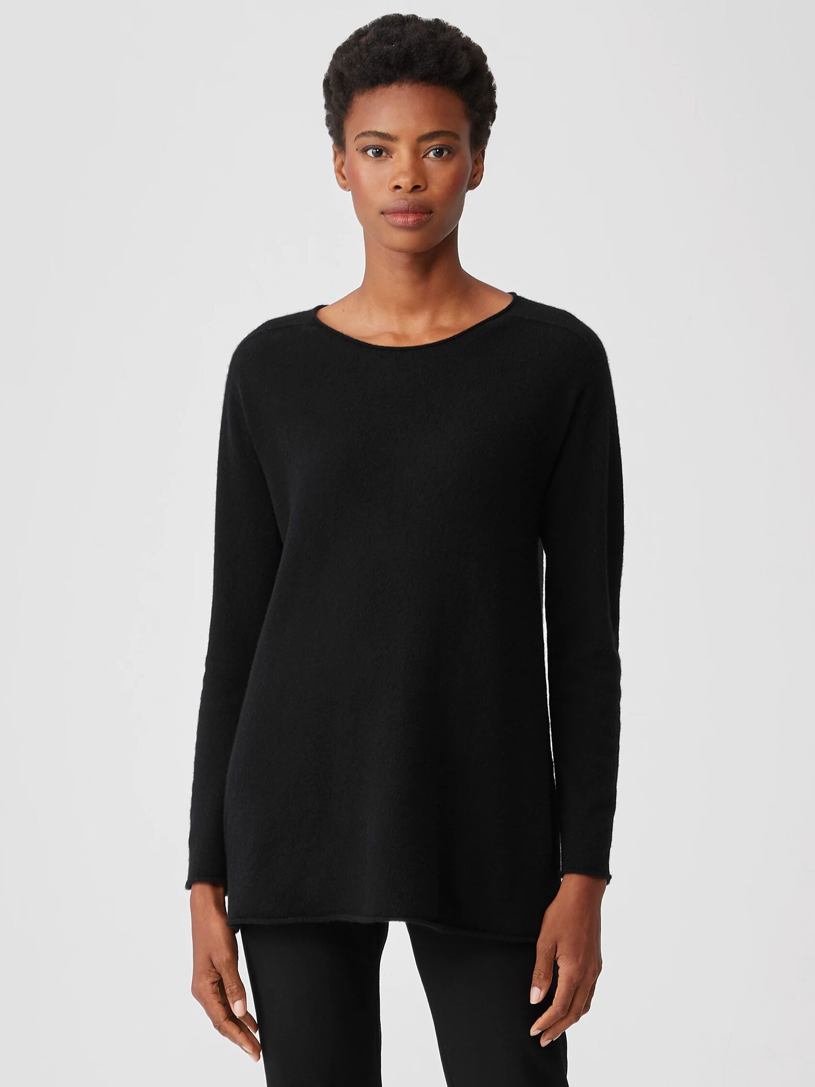 Italian Cashmere Crew Neck Top