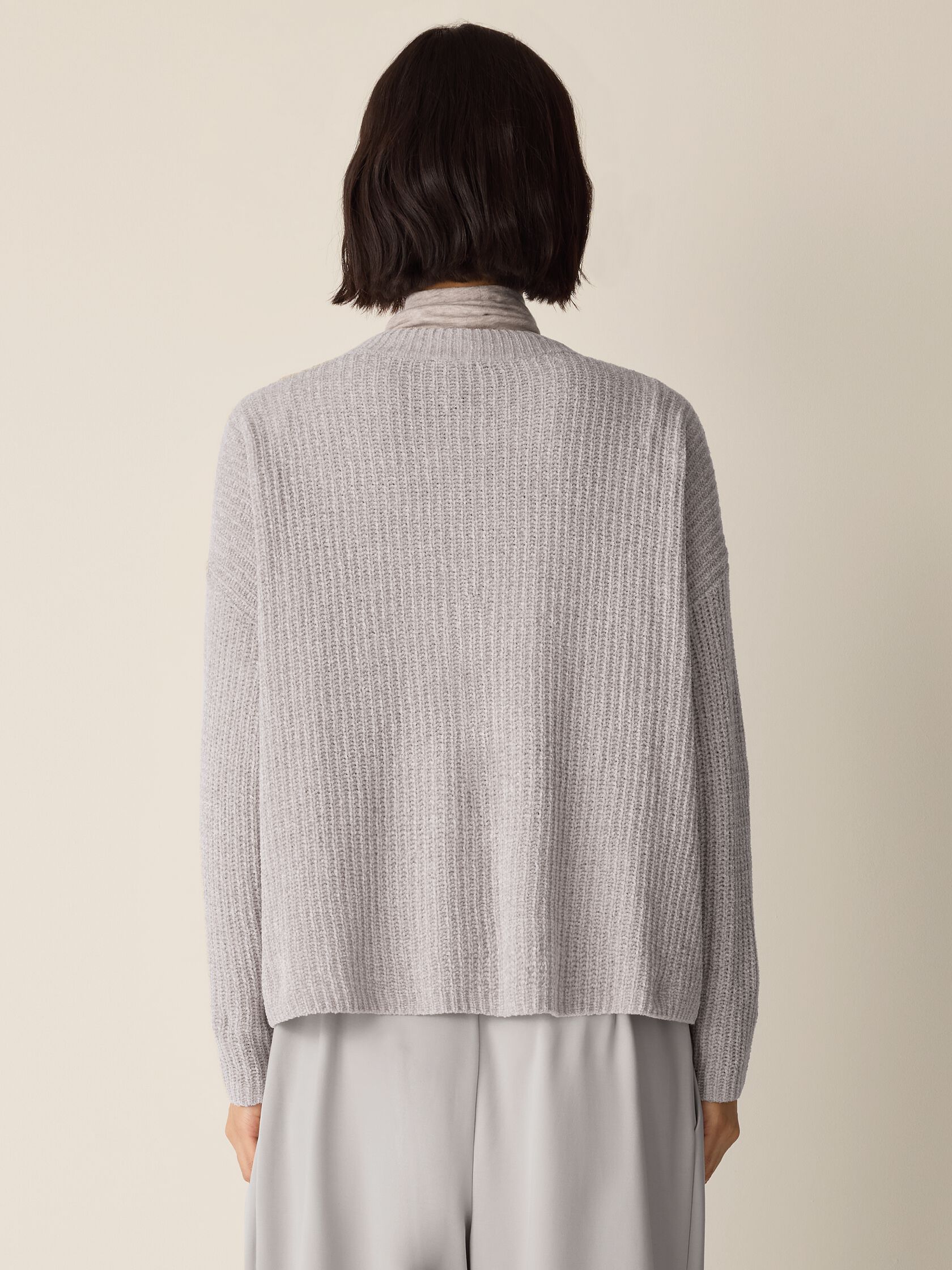 Chenille Blend V-Neck Top