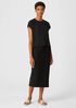 Washable Stretch Crepe Pencil Skirt