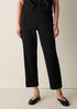 Cotton Blend Ponte Straight Pant