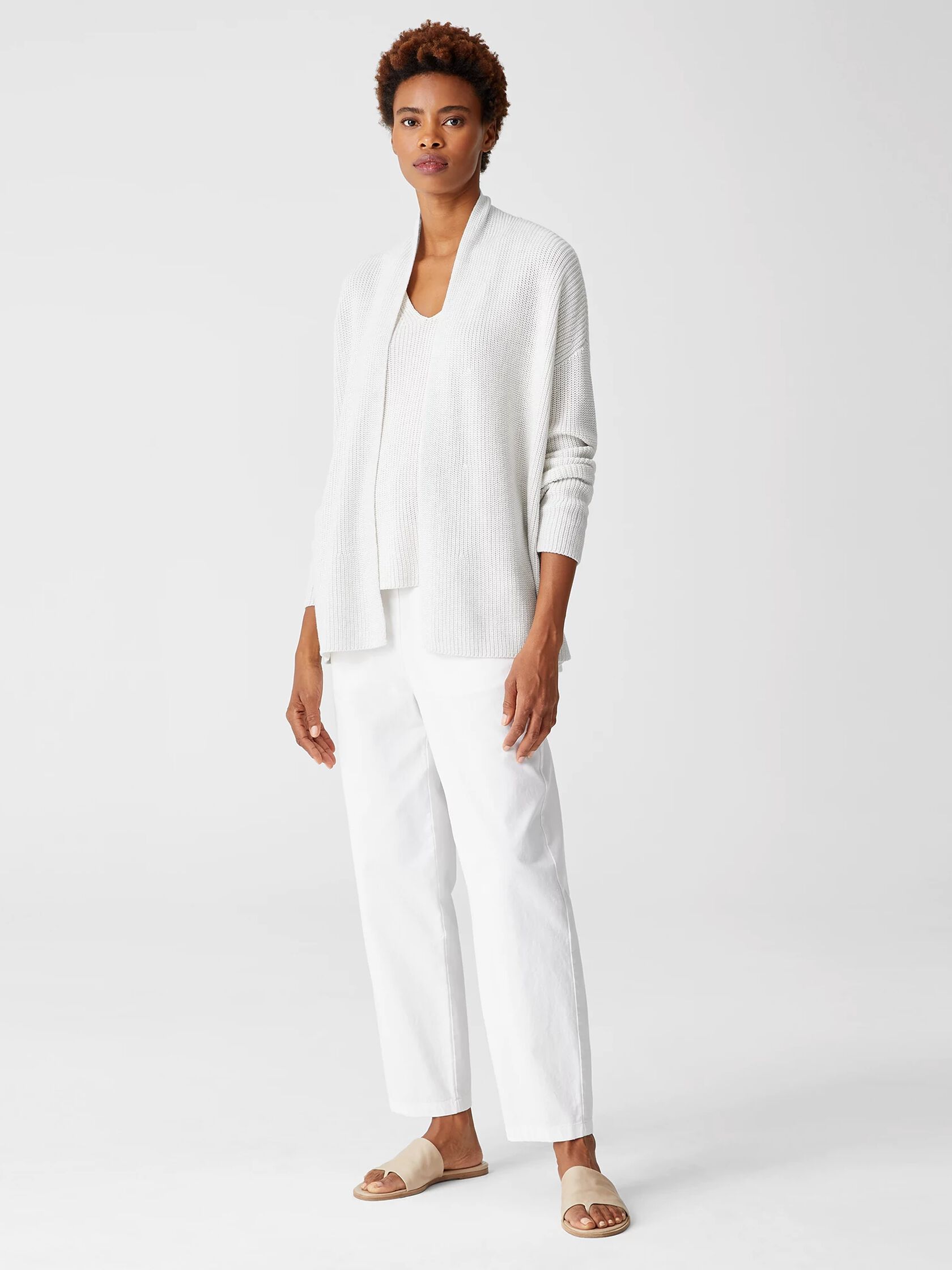 Peruvian Organic Cotton Blend Cardigan
